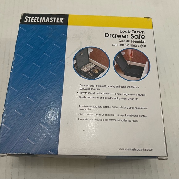 New in Box - MMF Steelmaster Drawer Safe - Picture 3 of 4